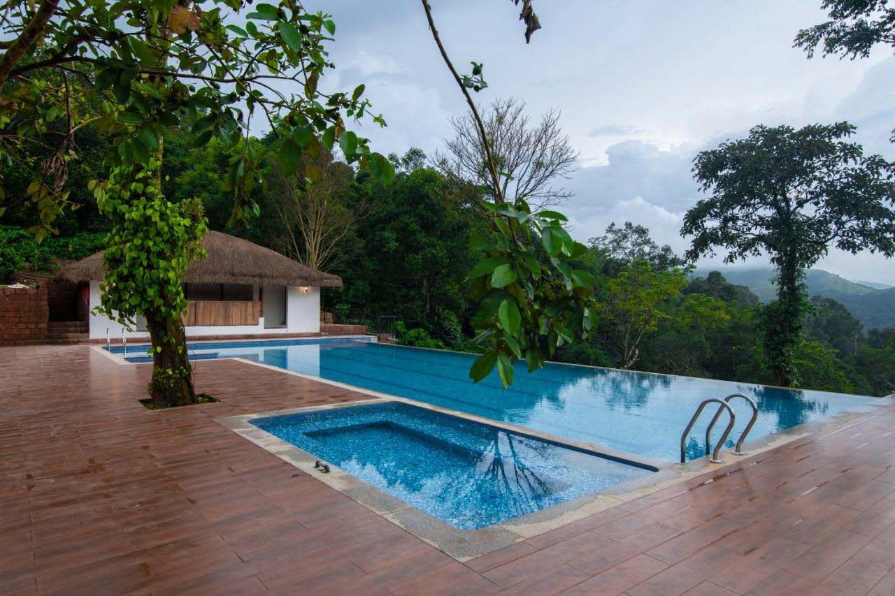 Infinity pool at Tapovana, Sakleshpur