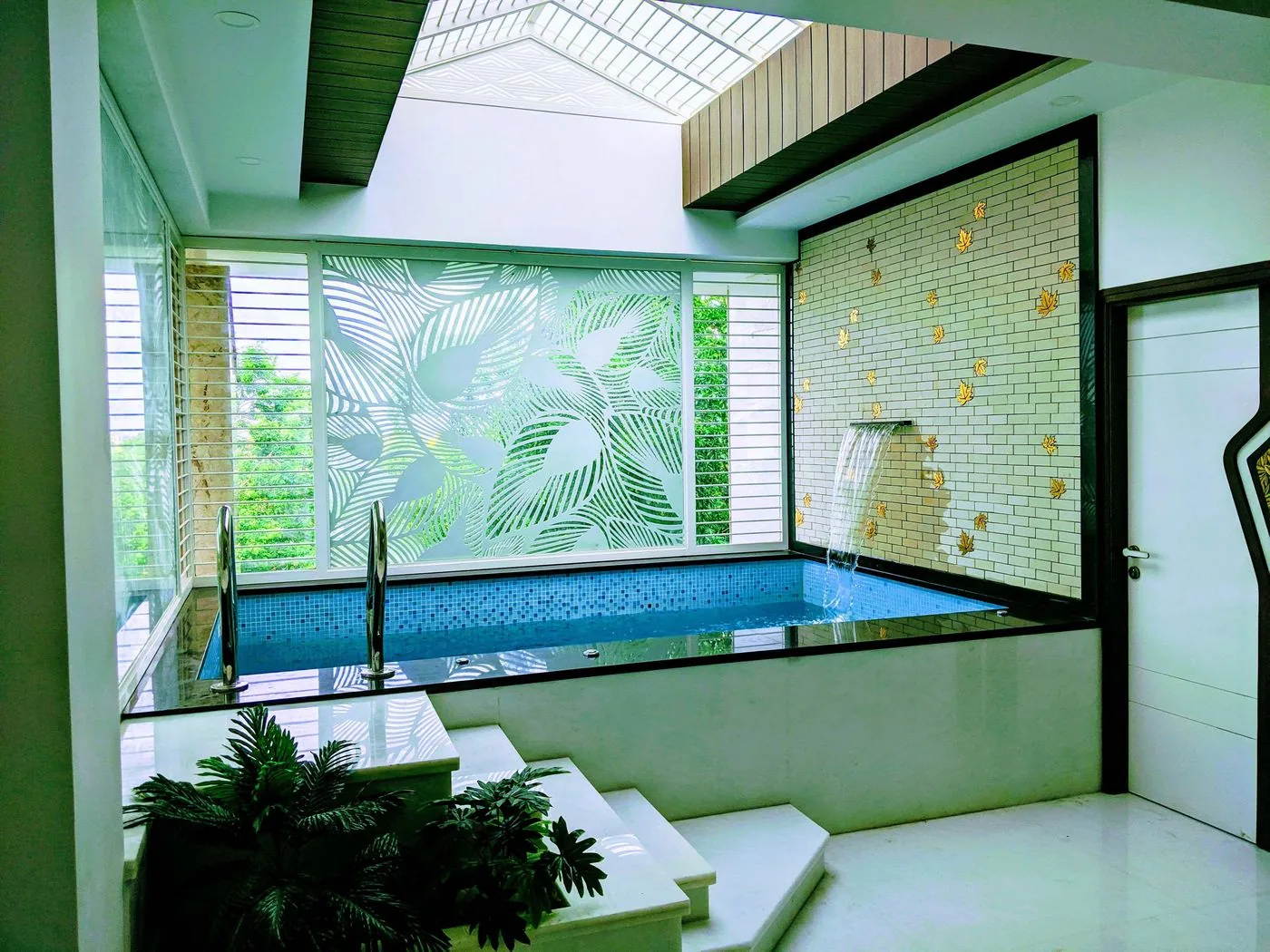 Indoor residential pool at Vishwakarma Residence, Bangalore